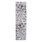 World Rug Gallery Modern Floral Runner Rug 2' x 7'2'' Gray Runner Rug 9098GRAY2X7 - alternate 1